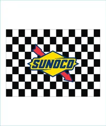 Anpassat digitalt tryck 3x5ft flaggor Race Racing Mahwah Sunoco Cup Series Event Checkered Flag Banner för spel och dekoration2555791