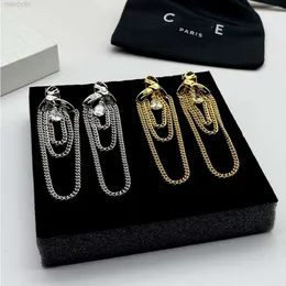 Designer Celriene Jewelry Celins Celi Famiglia New Knot Diamond Multi Chain Orecchini Female Trend Network Celebrity Wear Earstuds Live Broadcast