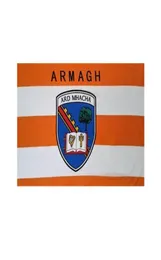 İrlanda İlçesi Armagh Banner 3x5ft 90x150cm Çift Dikiş Bayrağı Festivali Partisi Hediye 100D Polyester Kapalı Açık Baskılı SE4157741