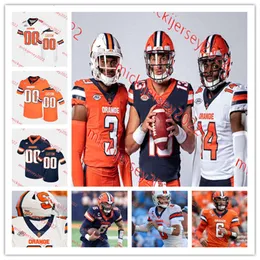 Garrett Shrader Syracuse Orange Football Jersey zszył Carlos del Rio-Wilson Braylen Ingraham Alijah Clark Jaeden Gould Braden Davis Syracuse Jerseys