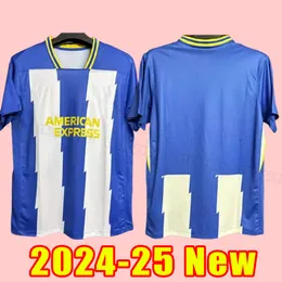 24/25 Maupay Connolly Soccer Jerseys 2024 2025 Allister Trossard March Alzate Mens Suit Man Kit Football Shirt Mundurs Fan Wersja Mężczyźni Mężczyźni