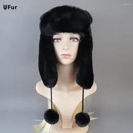 Berets 2024 Winter Fashion Мужчины Женщины, опекающие ухо, ветропроницаемые пилоты летающие пилоты Женская кепка бомбардировщик шляпы шапки шапки шапки