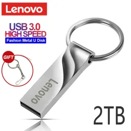 Адаптер Lenovo USB 3.0 Flash Drive High Speed Pen Drive 2 ТБ 1 ТБ USB 3. 0 Палочка памяти 512 ГБ Flash Pendrive Metal Memoria USB Диск