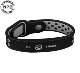 Health Benifits Ion Balance Power Therapy Silicone Sports Choker Tourmaline Germanium Armband Armband4360594