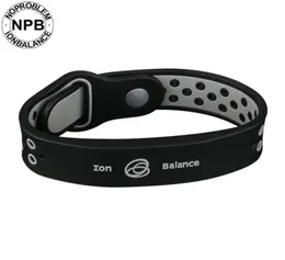 Saúde Benifits Balanço de ION Power Power Silicone Sports Cheker Tourmaline germânio pulseira Bracelet4360594