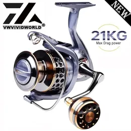 Vividwordhigh QualityMax Drag 21 kg Eloy Spoolsaltwater Fishing Reel52 1 High Speedspinning Reelcasting Reel 240408