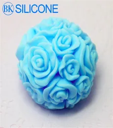 2015 Timelimited Rose Silicone Soap Molds Candle Mould Cake Cake Thus
