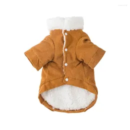 Dog Apparel Small Jacket Winter Pet Coat Outfit Thiken Warm Clothes Yorkshire Pomeranian Poodle Bichon Schnauzer Clothing