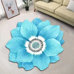 Tappeti tappeti a forma di fiori a forma speciale bambino gattonare pastorale 60x60 cm Gesti