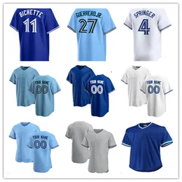 Toronto 7 Isiah Kiner-Falefa Kevin Kiermaier Chris Bassitt Yimi Garcia Chad Green Yusei Kikuchi Bowden Francis Nate Pearson Kevin Gausman Jays Blueball Jersey