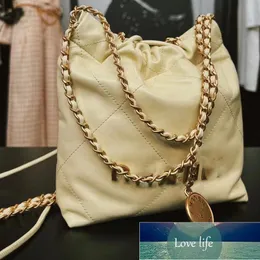 New Women's Bucket Bag Shoulder Bag Messenger Bag Handbag Diamond Embroidery Thread Pearl Garbage Bags