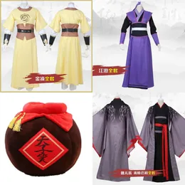 Motyw kostiumowy fajny cosplay Wei wuxian cosplay mo xuanyu Anime Grandmaster demonicznej uprawy Dao Zu Shi Men 230530