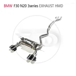 배기 시스템 Catback Stainless Steel F30 F35 328i 320i 2.0T N20 전자 밸브 경주 사운드파 자동차 액세서리