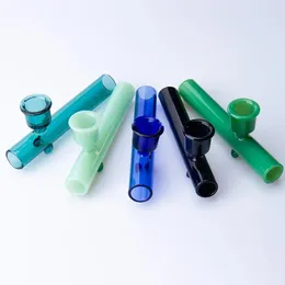 Sherlock Pocket Bubbler Glass Hand Pipe Heavy Wall Dry Herb Tobacco Oil Burner Tube With Big Bowl Water Bong Pipes Smoking Accessories Dab Rig