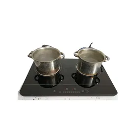 Mesa de placa de vidro de cerâmica Tipo Tipo de Indução de Burner para cozinhar em casa com trava de criança I2H-124