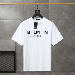 Desiger Mens T Shirt Tees Tasarımcı Erkekler Gömlek Yaz Moda Pure Pamuk Yuvarlak Boyun Mektup Baskılı Kısa Knolu Kırmıkık Erkekler Giyim