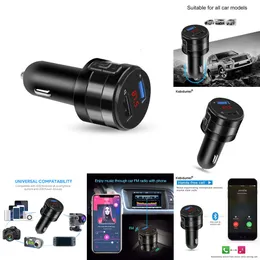 New Bluetooth 5.0 FM Transmitter Fast Charger Wireless Handsfree Audio Receiver Auto MP3 Player 3.1A Dual USB Car Accessories