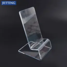 مكبرات صوت 1PC Acrylic شفاف الدعامة مع عرض عداد نافذة العرض لعرض PSV Game Console Holder Tablet Bracket Tray