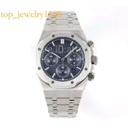 Top Stylish Automatic Mechanical Selfing Chronograph Watch Men Gold Sier Dial 41 mm Classic Design Wriswatch Casual Stali Stal Band Zegar PA94