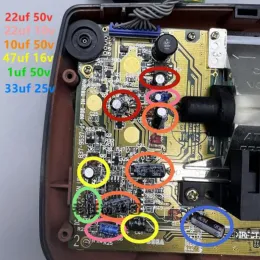 Достиганные конденсаторы для Sega GameGear GG Motherboard Paccacitors Ремонт замена замены