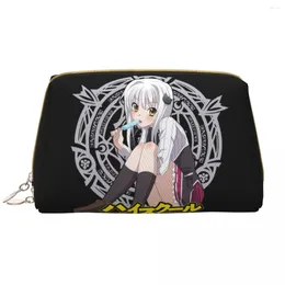 Storage Bags Tojo Koneko Love High School DxD Anime Japanese Name Toiletry Bag Fashion Makeup Cosmetic Organizer Beauty Dopp Kit Box