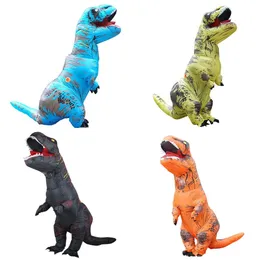 Trex Cosplay Dinosaur IABLE COSTUME PARPPEGGIO S MASCOT INIME Halloween per bambini adulti Dino Cartoon 220812