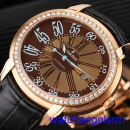 AP mechanische Handgelenkwache Millennium Serie Roségold -Heck -Diamanten 15320OR.OO.D095CR.01 Automatische mechanische Herren Uhr