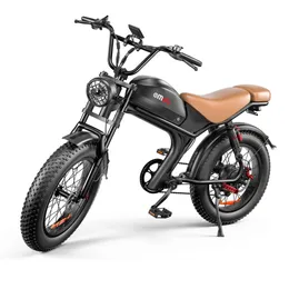 USA UE Warehouse 1000W 48V Tire Fat Motorcycle 20ah Bateria grande C93 bicicleta elétrica rápida