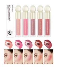 Lakerain Liquid Blush Makeup Velvet Blush Cream Beauty Longlasting Brackproof Natural Skin Latint Tint Roatizing Blush Stick Glo9761626