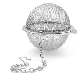 Stainless Steel Tea Pot Infuser Sphere Mesh Strainer Ball 5.5cm , silver color free shipping LL