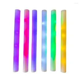 Party Decoration Foam LED Light Stick Wholesale Colorful Sponge Star Concert Aid Fluorescent Prop Glow