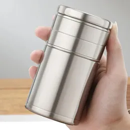 2024 250/300/400/500 ml Vakuumbecher 316 Edelstahlkompakt und tragbarer Tee Tasse Thermosflasche Tee Tee Infuser Flasche Thermos Techer 1. Für 1.