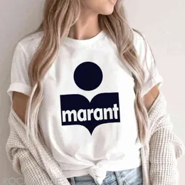 Marant Femme 티셔츠 면화 T 셔츠 O- 넥 여성 인과 관계 Tshirts 패션 느슨한 티 셔츠 이사벨 마랑 티셔츠 534