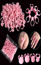 100pcs قبعات قابلة للتصرف في Microblading Pink Ring Tattoo Ink Cup for Women Men Tattoo Needle Supplies Accessorie Makeup Tattoo Toots1782652