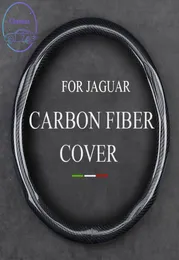 Coperchio del volante in fibra di carbonio per Jaguar FPYPE XE XE EPACE XJ Universal 3738cm da 15 pollici Accesso interno in pelle 8674061