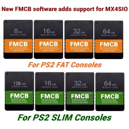 카드 새로운 FMCB 카드 v1.966 및 PS2 MX4SIO SIO2SD SD TF 어댑터 설치 OPL 1.2.0 ZSO Free McBoot for PlayStation2