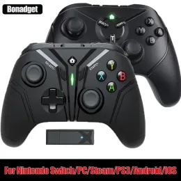 Джойстики для коммутатора/ПК/Steam/PS3/Android TV Box Bluetooth Беспроводной контроллер планшет смарт -телефон Джажоктик GamePad