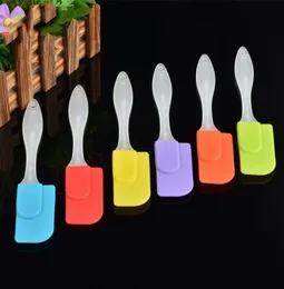 Fırın Gadget Silikon Yumuşak Spatula Kek Tereyağı Krem Krem Sıyırıcı Yüksek Sıcaklık Düz Spatula Mutfak Pişirme Aracı VT05296218354