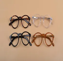 Nuovi vetri vintage Miltzen Johnny Depp da prescrizione di occhiali ottici Antiblue Myopia Glasses Frame con organispini 1640494