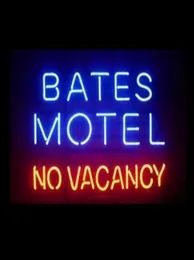 Bates Motel Bez wakatu Neon Znak Niestandardowy ręcznie robiony szklany rurka El Reklama Dekoracja Dekoracja Neon Znaki 17Quotx14quo2340897