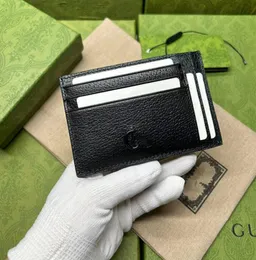 Moda de couro para homens e mulheres com as mesmas bolsas de cartões Trend Credit Business Mini Bank Card Bag2868845