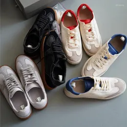 Casual Shoes High End Original Officine Creative Deutsches Training Super weiche Kuhläden Schnürung Paare kleines Weiß