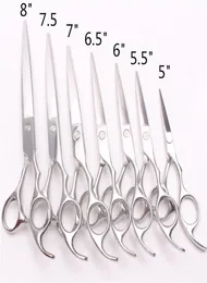 C1006 5quot 55quot 6Quot 65quot 7quot 75quot 8quot Japan Steel Frisörande skär Shears Pro Human Hair Scissor7256155