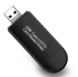 Multi USB20 Typec Micro USB OTG med SD TF -kortläsare för dator MacBook -surfplatta DHLA44A234012978