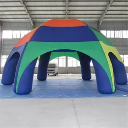 12m Dia (40ft) Renkli Büyük Parti Barınağı Şişirilebilir Örümcek Dome Çadır Hava Üflemeli Arch Marquee Evi Satılık Blower ile Gelin/Kiralama ile Kiralama Ücretsiz Gemi