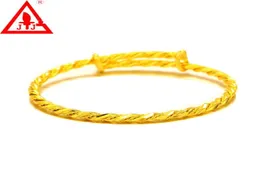 24K Gold Plated Bangles 2022 Arrival For Women And Men Luxury Fine Jewelry Limited Promotion Real Push Pull Bracelets39598809840208
