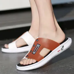 Terlik Erkekler Yaz Sandalet Konforlu Moda Günlük Yürütme Ayakkabıları Artı Boyut Flip Flops Zapatillas Hombregh Sandalias Hombre