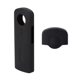 Accessories Andoer Camera Protective Silicone Cover Case with Lens Cap for Ricoh Theta V 360Degree Camera