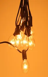 عيد الميلاد الفناء Globe Bulb String Light G40 with 25clear Vintage Plubbs Strings Lights IndoorOutDoor Hanging Lamp Backyard Garland42653141