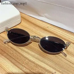 Designer GENTLE MONSTER Sunglasses for Women Oval Frame GM Mens Glasses Plated Gold Silver Lunette Polarized Luxury Fashion Diamond Sunglasses 6928